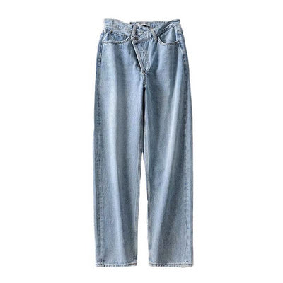 Jeans Retro Sueltos Rectos Slim - Estilo Urbano Vintage - Image 8
