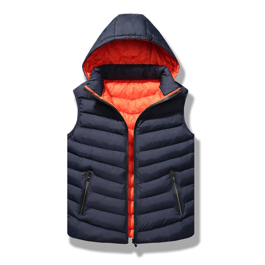 Chaleco Acolchado de Algodón para Hombre Talla Grande Holgada - Image 10