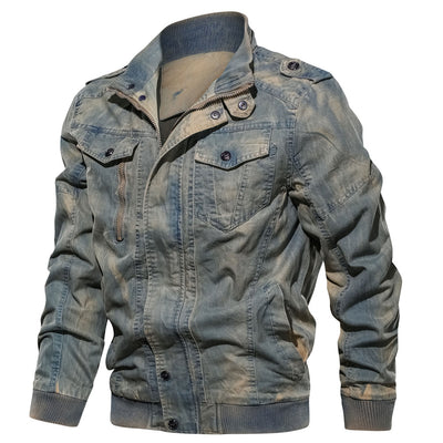Chaqueta Militar Retro Talla Grande - Primavera y Otoño - Image 8