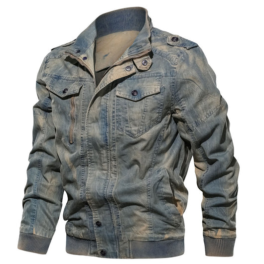 Chaqueta Militar Retro Talla Grande - Primavera y Otoño - Image 8