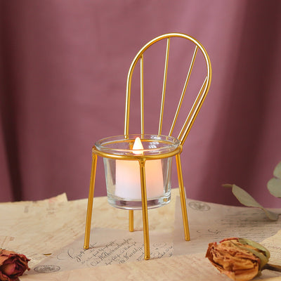 Portavelas de Metal Elegante para Decoración de Mesa - Image 17