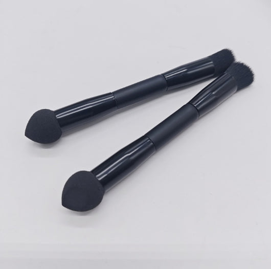 Brocha Correctora Doble de Esponja para Maquillaje Profesional
