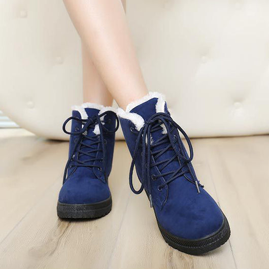 Botas de Invierno para Mujer con Forro Cálido de Felpa - Image 14