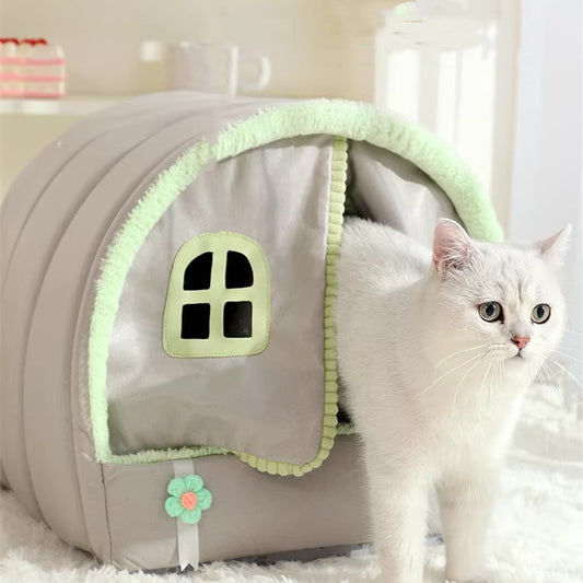 Cama Térmica Cerrada para Gatos - Protección en Todas las Estaciones - Image 2