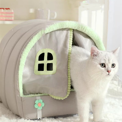 Cama Térmica Cerrada para Gatos - Protección en Todas las Estaciones - Image 2