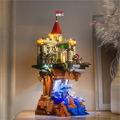 Castillo Medieval con Iluminación LED - Juguete Construcción Bloques - Image 2