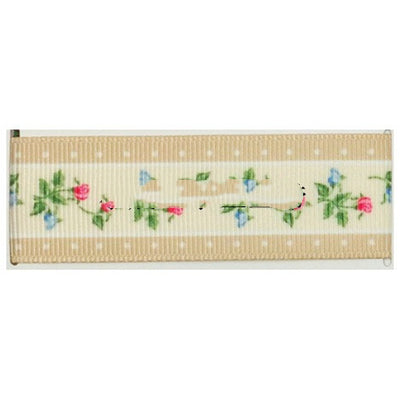 Cinta Decorativa Tejida con Flores y Plantas Estampadas para Manualidades - Image 3