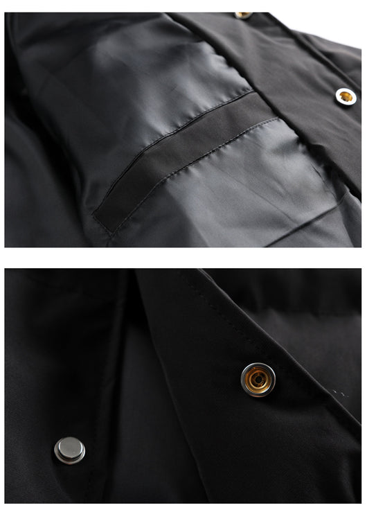 Abrigo Acolchado de Algodón con Solapa Americana para Hombre - Estilo Premium - Image 10