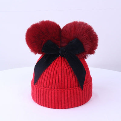 Gorro Tejido con Doble Pompón - Calidez y Estilo para el Invierno - Image 13