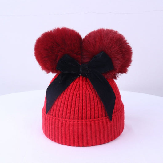 Gorro Tejido con Doble Pompón - Calidez y Estilo para el Invierno - Image 13