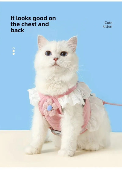 Arnés de Seguridad y Correa para Perros y Gatos - Ropa Fresca de Verano para Mascotas - Image 12