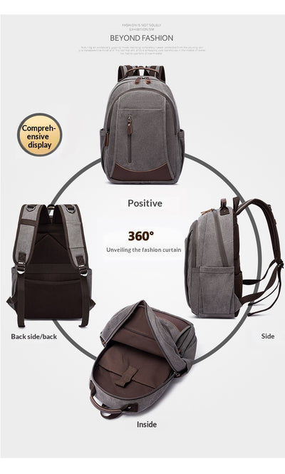 Mochila Minimalista para Hombre con Gran Capacidad - Image 12