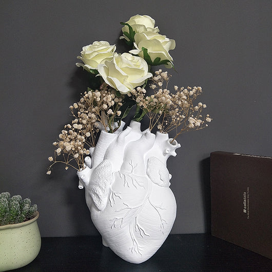 Jarrón Decorativo en Forma de Corazón para Arreglos Florales - Image 35