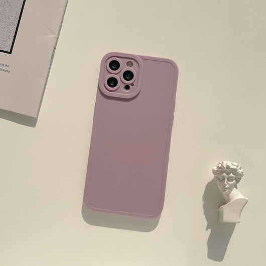 Funda de Teléfono Silicona Mate Color Sólido - Image 5