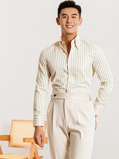 Camisa Retro Japonesa Hombre Otoño Manga Larga - Image 11