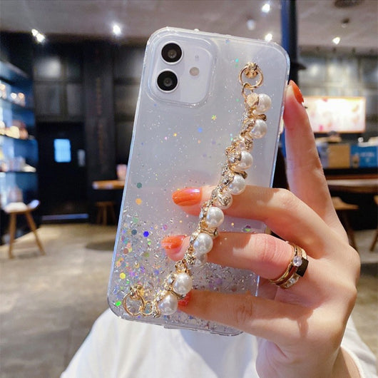 Funda Celular Efecto Cielo Estrellado con Baño de Oro - Image 9