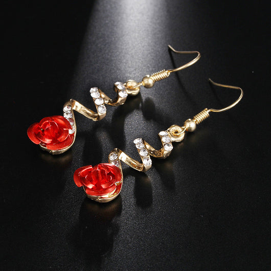 Aretes de Flores Rosas Silvestres - Temperamento Salvaje - Image 8