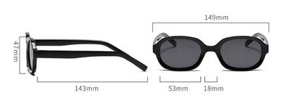 Gafas de Sol Oval Trend Efecto Cóncavo - Estilo Statement - Image 15