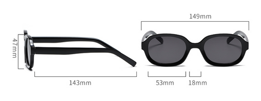 Gafas de Sol Oval Trend Efecto Cóncavo - Estilo Statement - Image 15