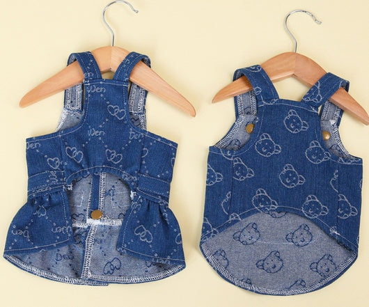 Vestido Denim Princesa para Perros Pequeños - Colección Primavera Otoño - Image 15