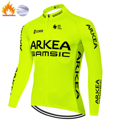 Jersey de Ciclismo con Babero Corto en Fleece - Image 15