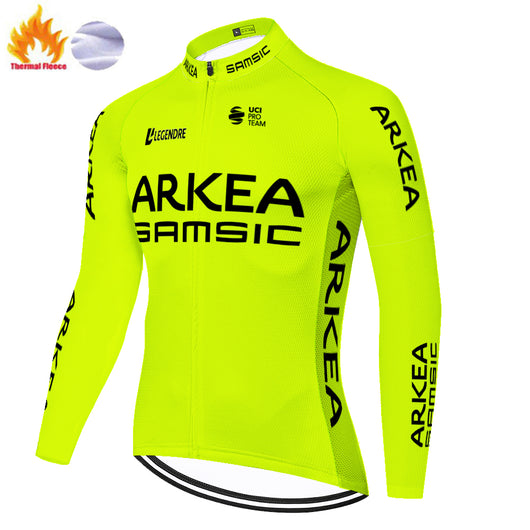Jersey de Ciclismo con Babero Corto en Fleece - Image 15