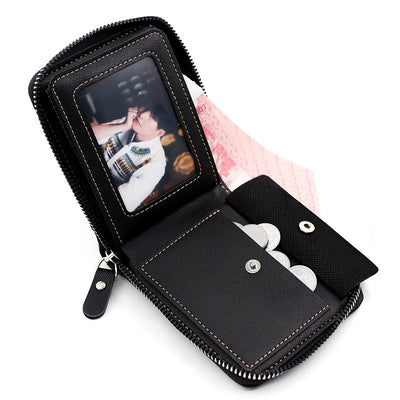 Billetera Hombre Tri-fold Capacidad Grande con Cadena y Múltiples Compartimentos - Image 10