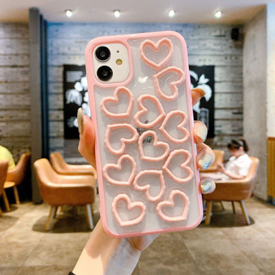 Funda iPhone 11 12Pro Max Amor 3D - Diseño Elegante y Protección Premium - Image 4
