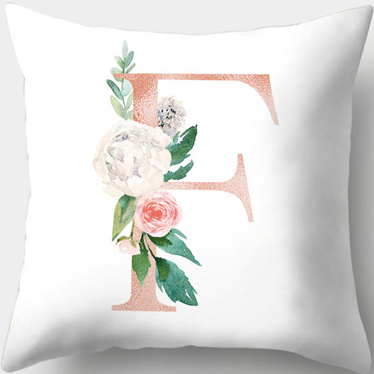 Funda de Almohada con Letras Florales Día de San Valentín Impresión Digital - Image 3