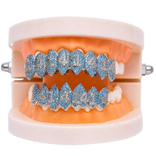 Colmillos de Circonia Cúbica para Hip Hop - Grillz Vampiro de 8 Dientes - Image 7