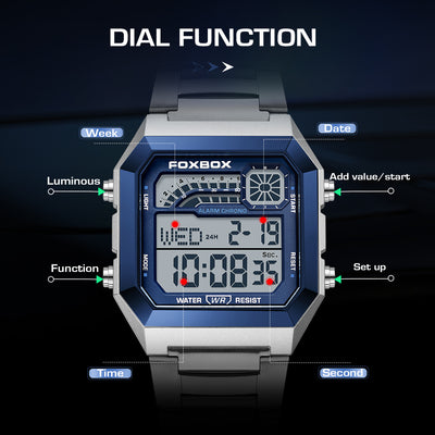 Reloj Deportivo Cuadrado Resistente al Agua para Hombre y Mujer - Image 3