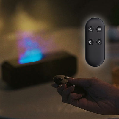 Difusor de Aroma con Efecto Llama Dinámico, Control Remoto y Luces Sincronizadas con Música - Image 6