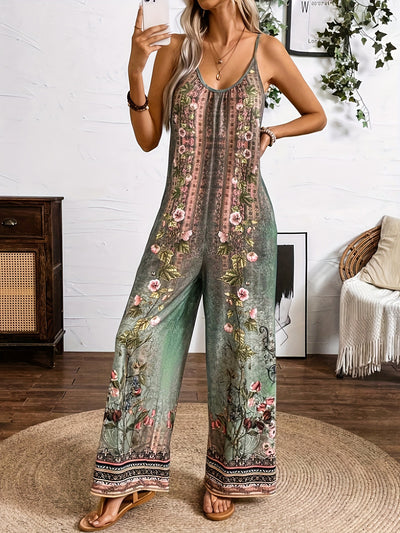 Jumpsuit Estampado Tribal con Mangas - Image 5