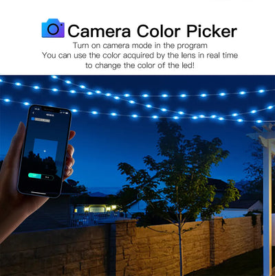 Guirnalda LED Inteligente Multicolor con Bluetooth y Control USB - Image 10