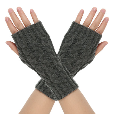 Guantes de Lana Cálidos con Dedos Abiertos para Hombre - Image 7