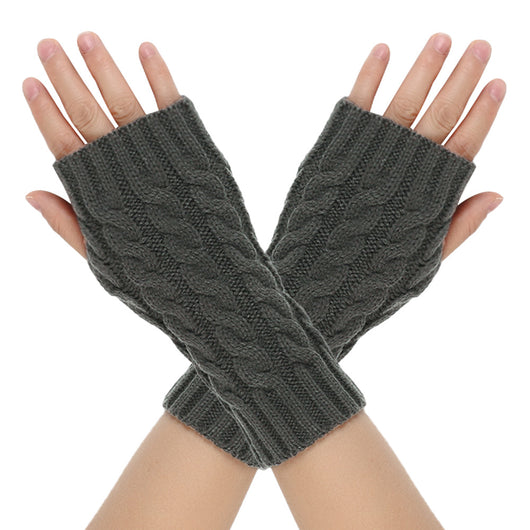 Guantes de Lana Cálidos con Dedos Abiertos para Hombre - Image 7