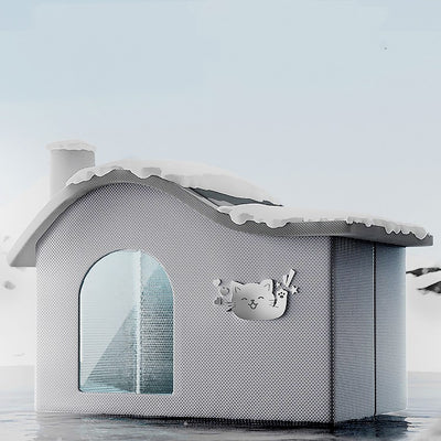 Casa Refrigerada para Gatos - Refugio Fresco de Verano
