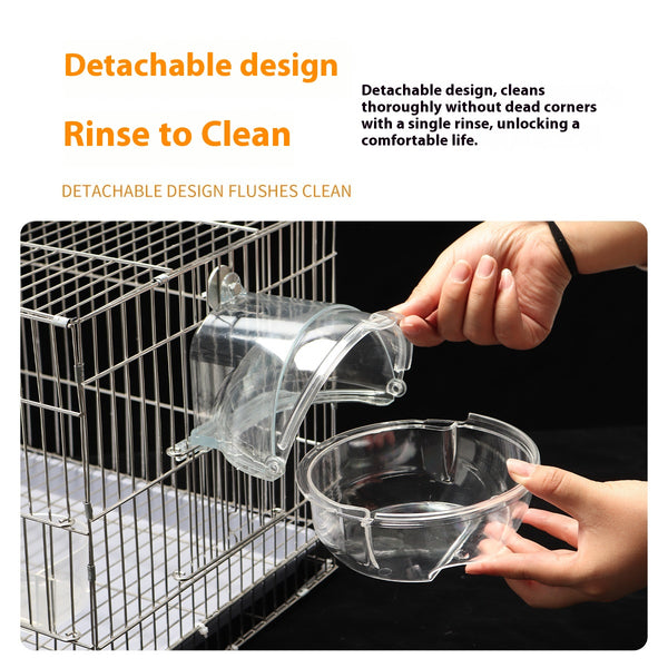 Bañera Eléctrica para Pájaros con Enchufe
