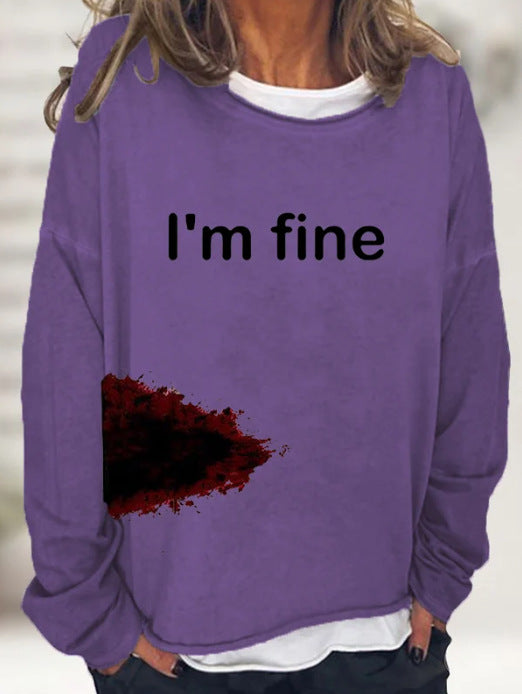 Sudadera Holgada de Manga Larga para Halloween - Image 2