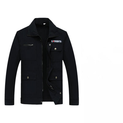 Chaqueta de Trabajo de Algodón con Refuerzos - Manga Larga Profesional - Image 13