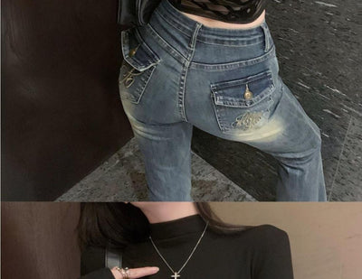 Blusa Chic Primavera-Otoño con Malla y Manga Larga - Image 15
