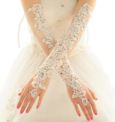 Guantes Largos de Novia con Protección Solar - Image 7
