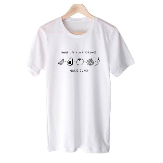 Playera Mujer Estampado Cámara y Letras - Cuello Redondo Verano