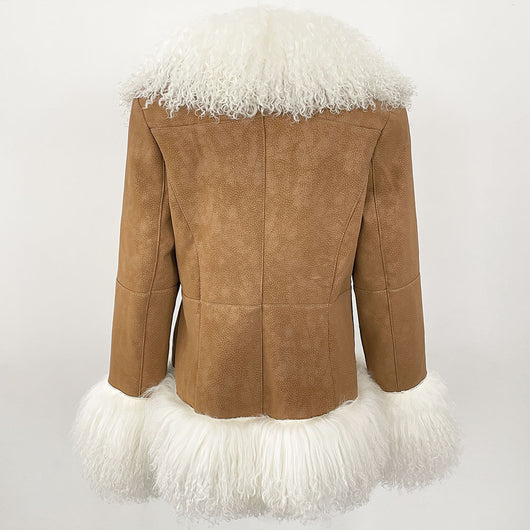 Chaqueta de Lana Gruesa con Acabado Ante - Image 19