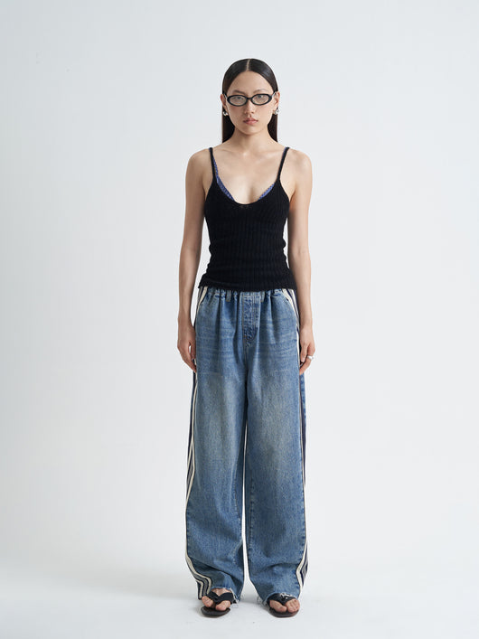 Jeans para Mujer con Detalles de Costura Artesanal y Lavado Vintage - Image 7