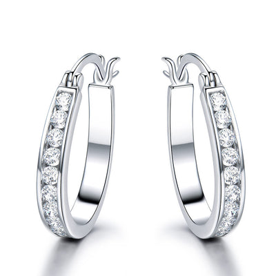 Aretes de Plata Esterlina 925 con Cierre de Presión - Image 13