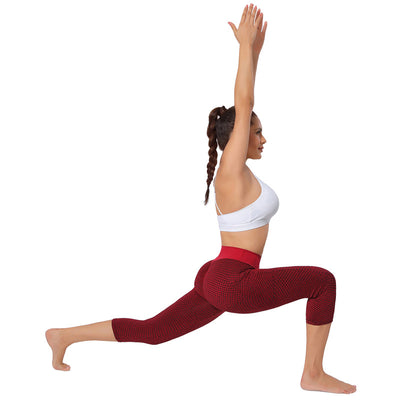 Pantalones de Yoga Cortos y Ajustados Efecto Durazno - Image 36