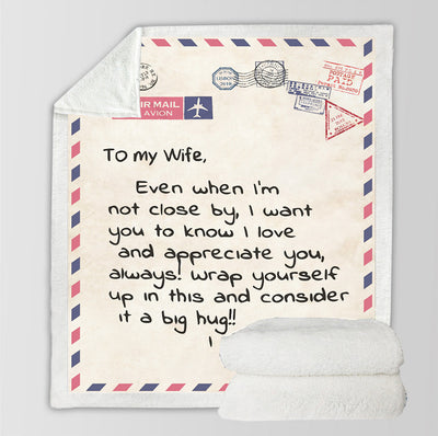 Manta Polar Personalizada con Mensaje de Amor - Carta Especial para Familia - Image 3