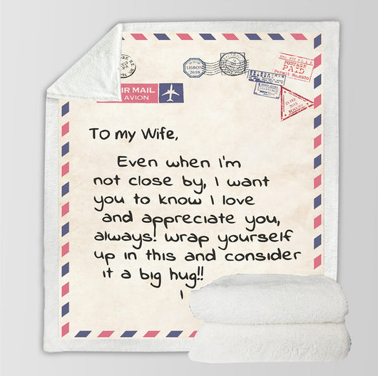 Manta Polar Personalizada con Mensaje de Amor - Carta Especial para Familia - Image 3