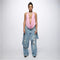 Jeans Rotos Hip Hop Oversized de Moda Urbana